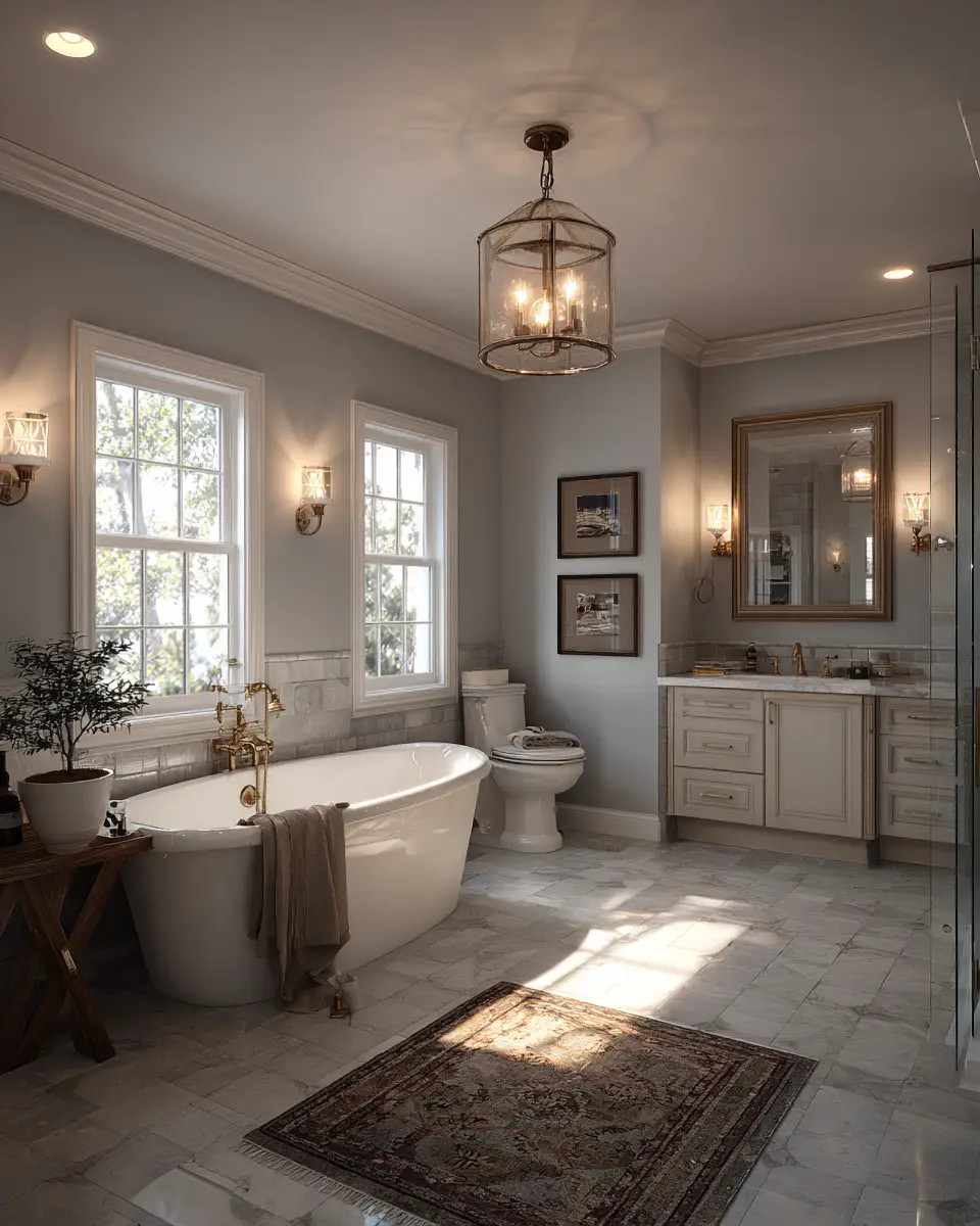 Grandmillennial Bathroom Decor Ideas