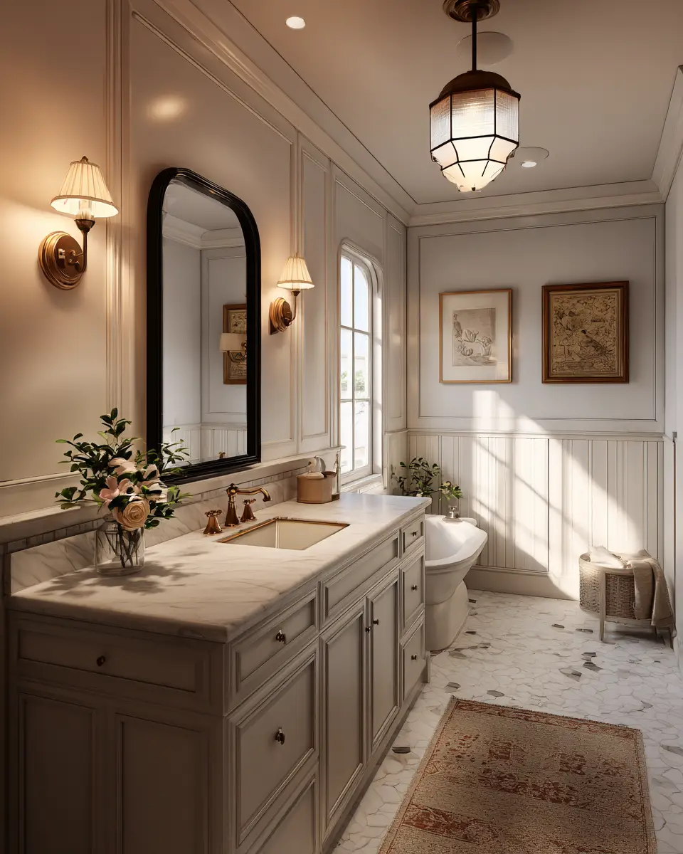 Grandmillennial Bathroom Decor Ideas