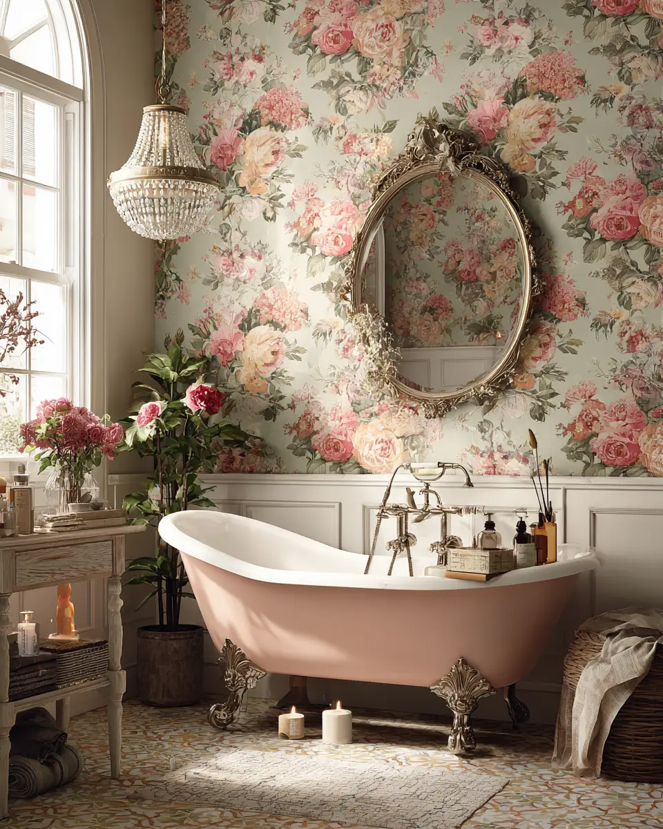 Grandmillennial Bathroom Decor Ideas