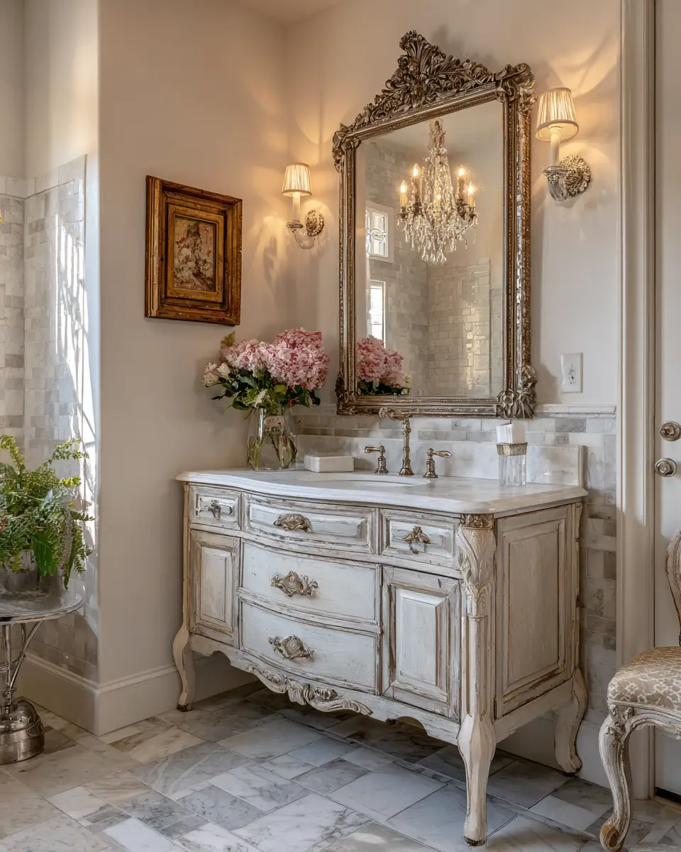 Grandmillennial Bathroom Decor Ideas