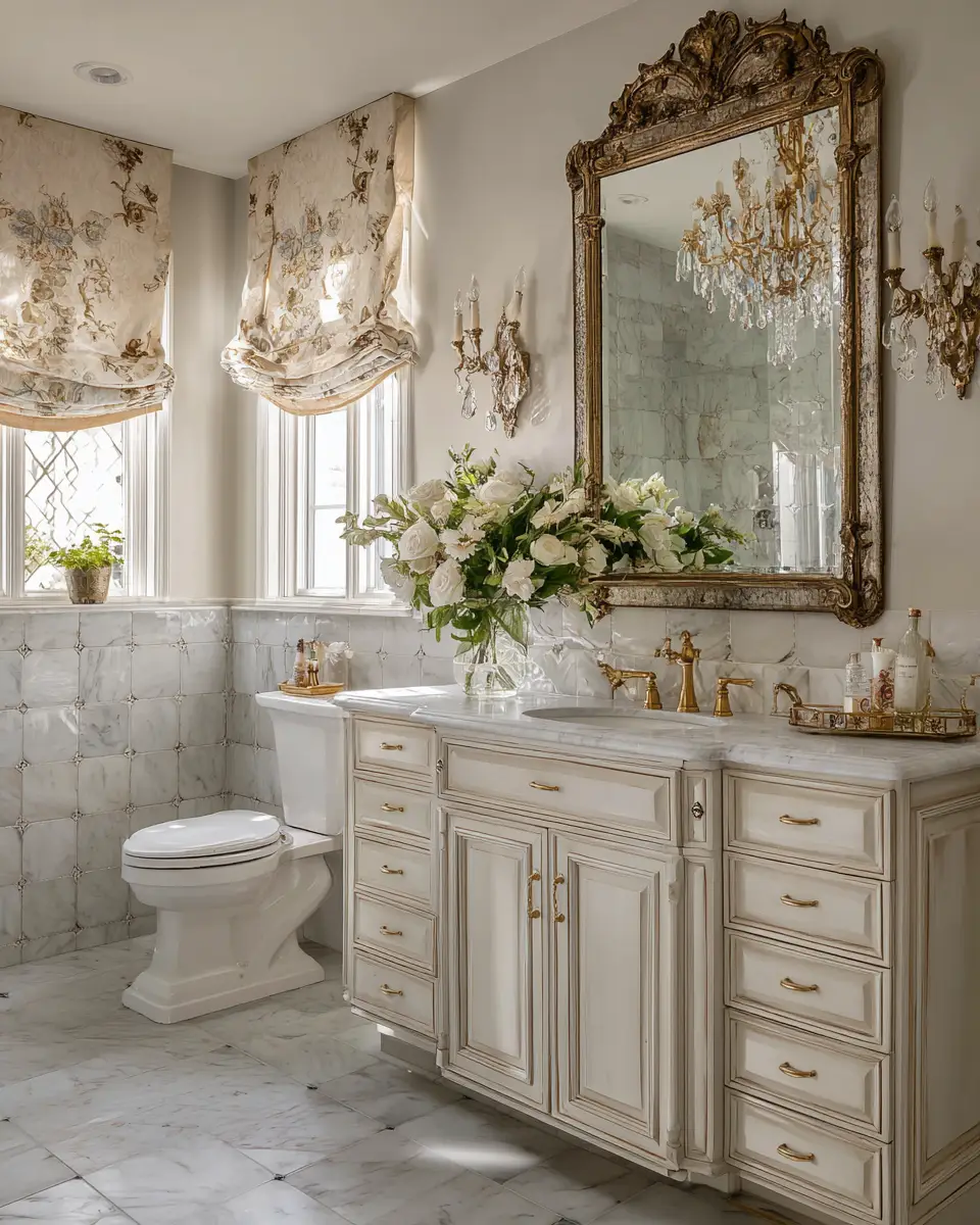 Grandmillennial Bathroom Decor Ideas