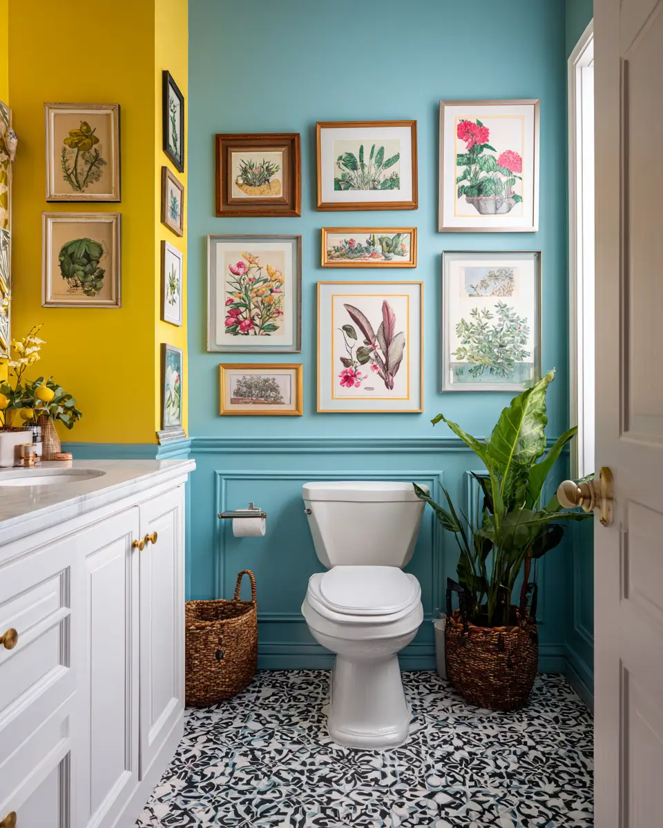 Grandmillennial Bathroom Decor Ideas