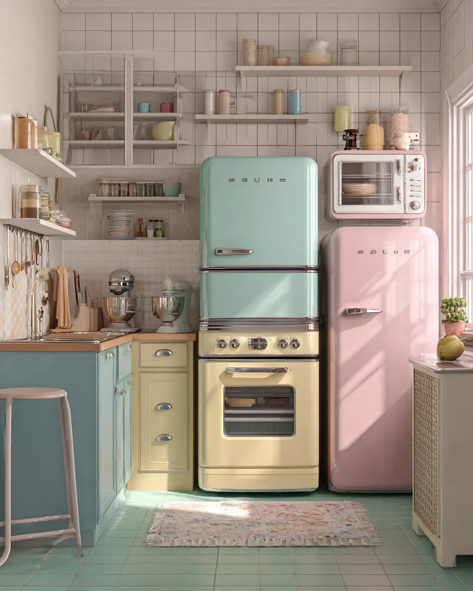 Grandmillennial Kitchen Decor Ideas - Featured