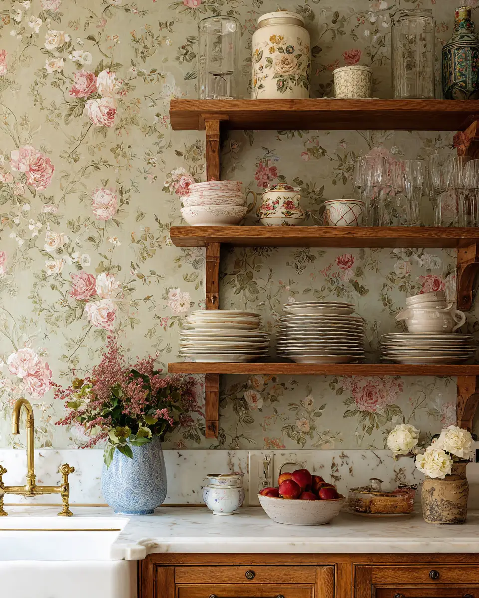 Grandmillennial Kitchen Decor Ideas