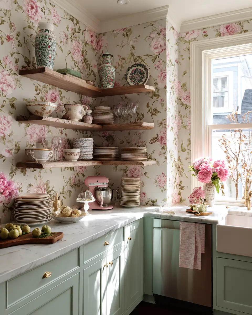 Grandmillennial Kitchen Decor Ideas