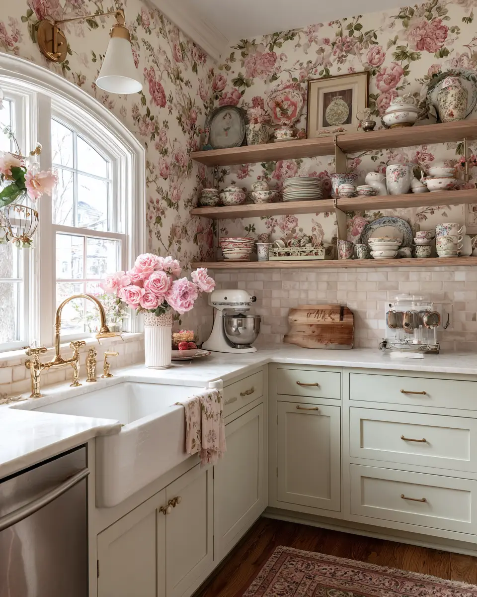 Grandmillennial Kitchen Decor Ideas