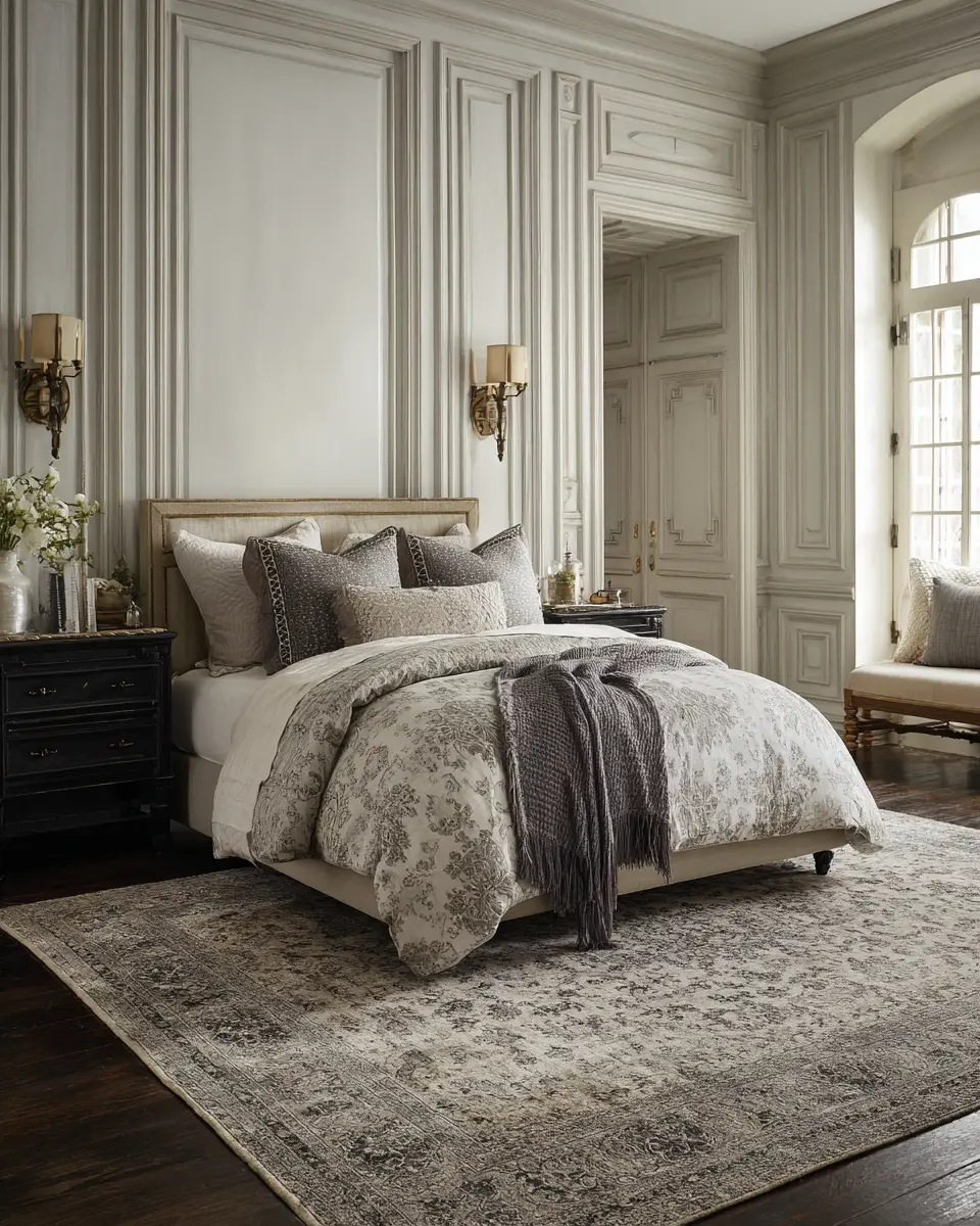 Gray Classic Bedroom Decor Ideas