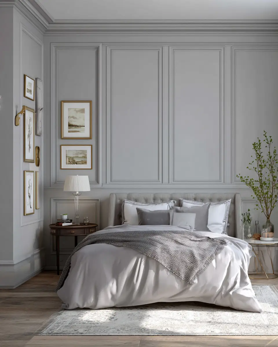 Gray Classic Bedroom Decor Ideas