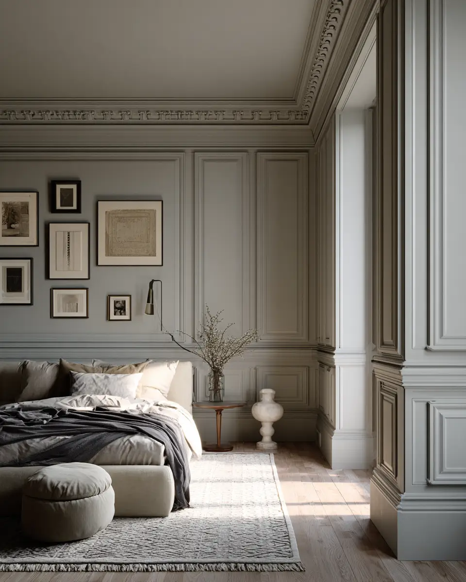 Gray Classic Bedroom Decor Ideas
