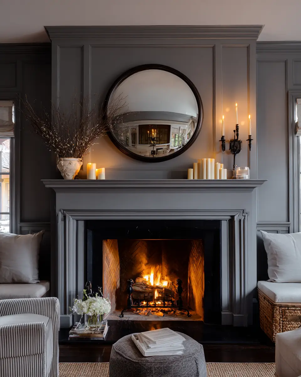 Gray Classic Living Room Decor Ideas