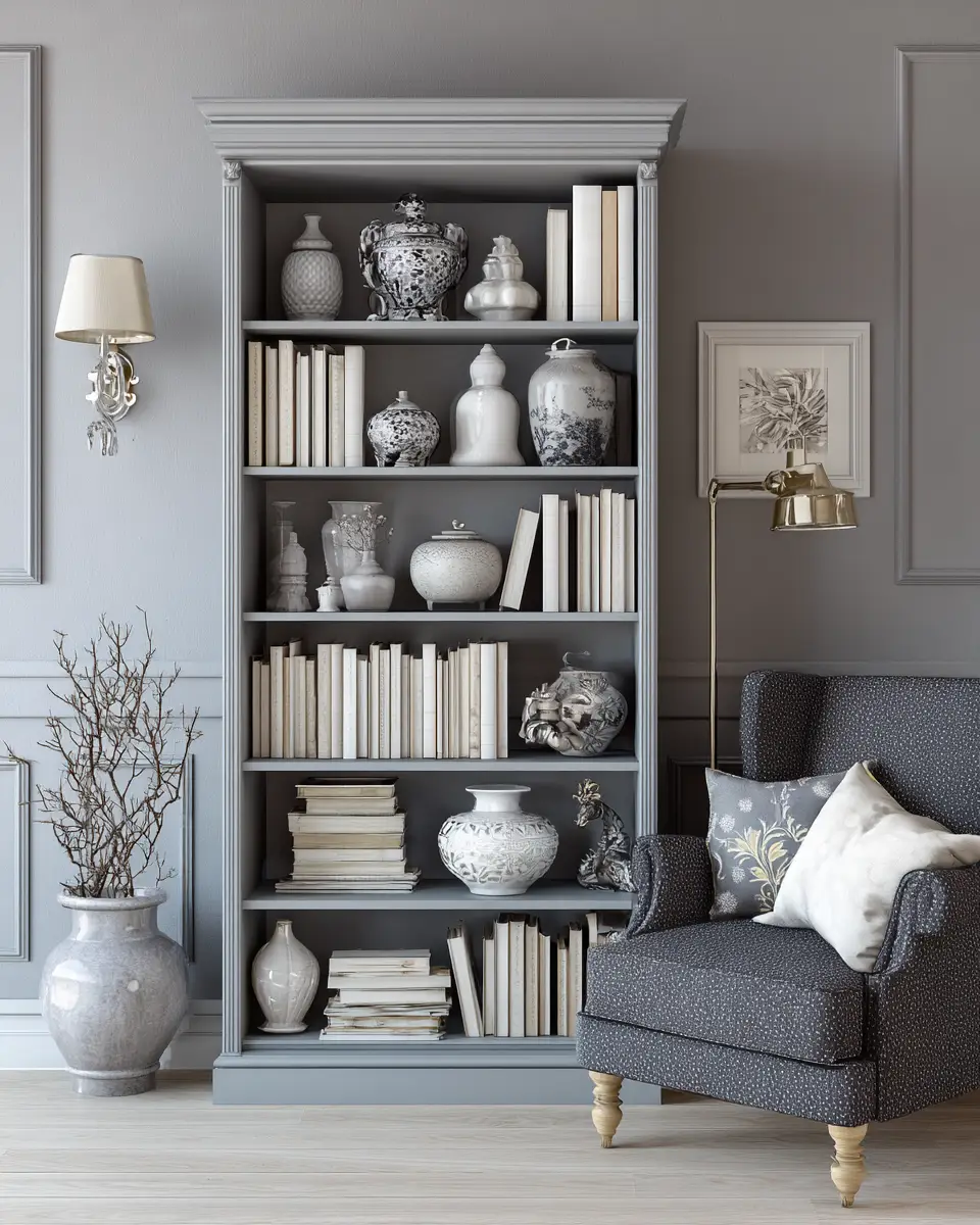 Gray Classic Living Room Decor Ideas
