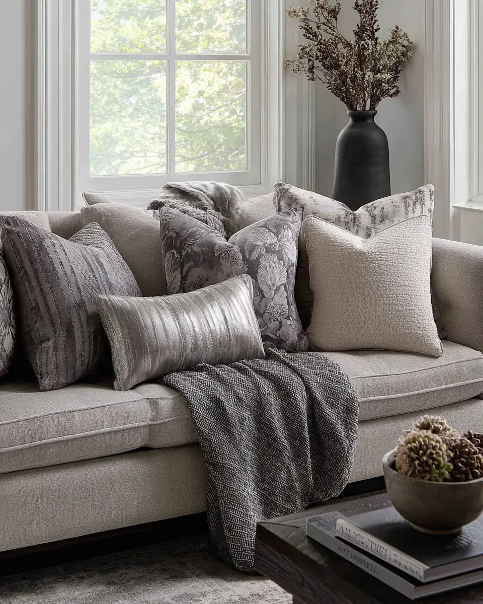 Gray Classic Living Room Decor Ideas