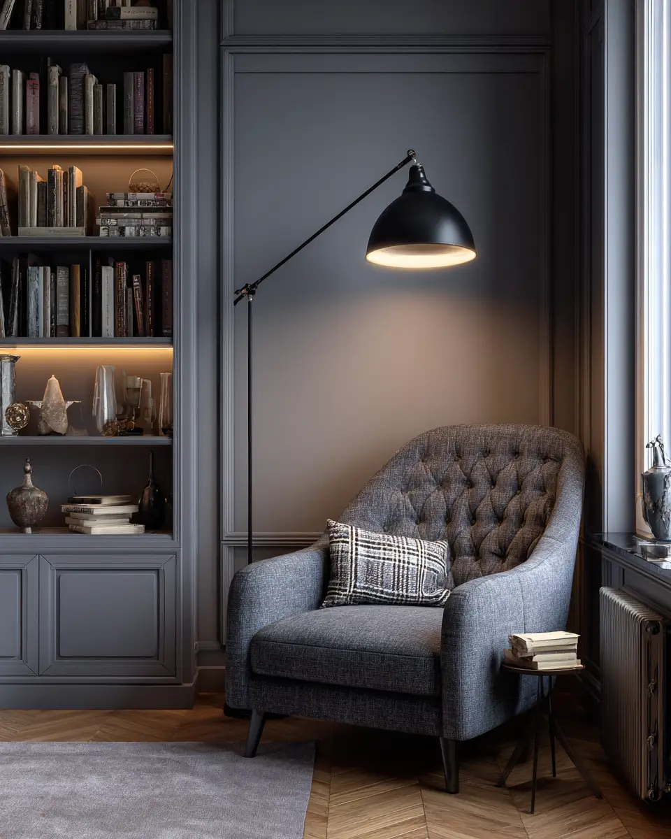 Gray Classic Living Room Decor Ideas