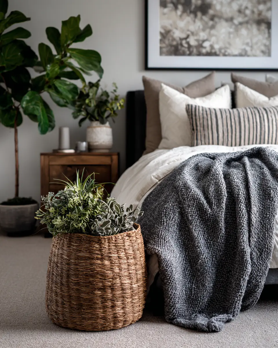 Gray Coastal Bedroom Decor Ideas