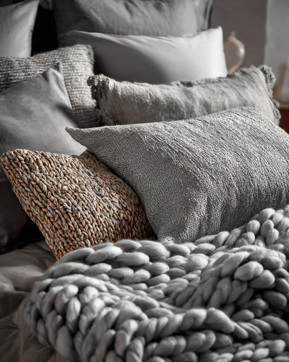 Gray Coastal Bedroom Decor Ideas