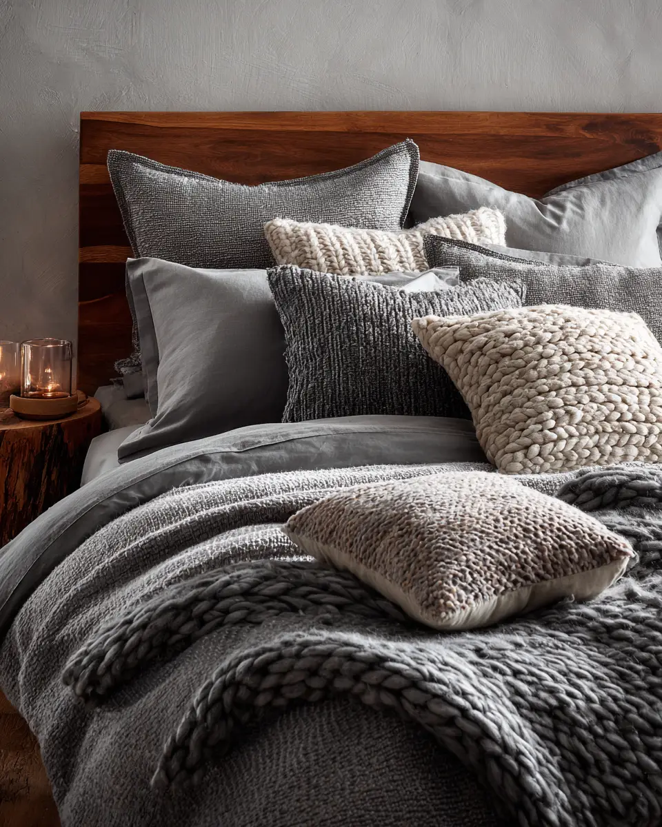 Gray Coastal Bedroom Decor Ideas