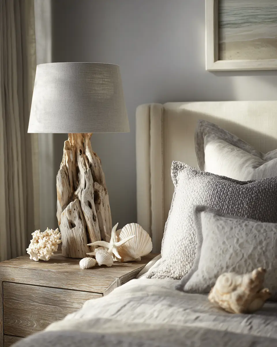 Gray Coastal Bedroom Decor Ideas