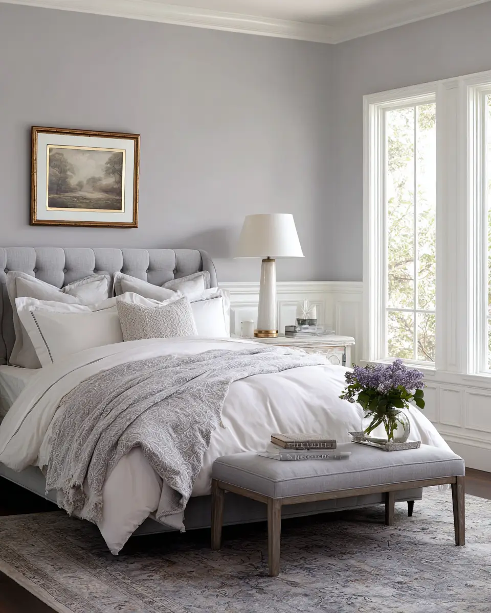 Gray Coastal Bedroom Decor Ideas