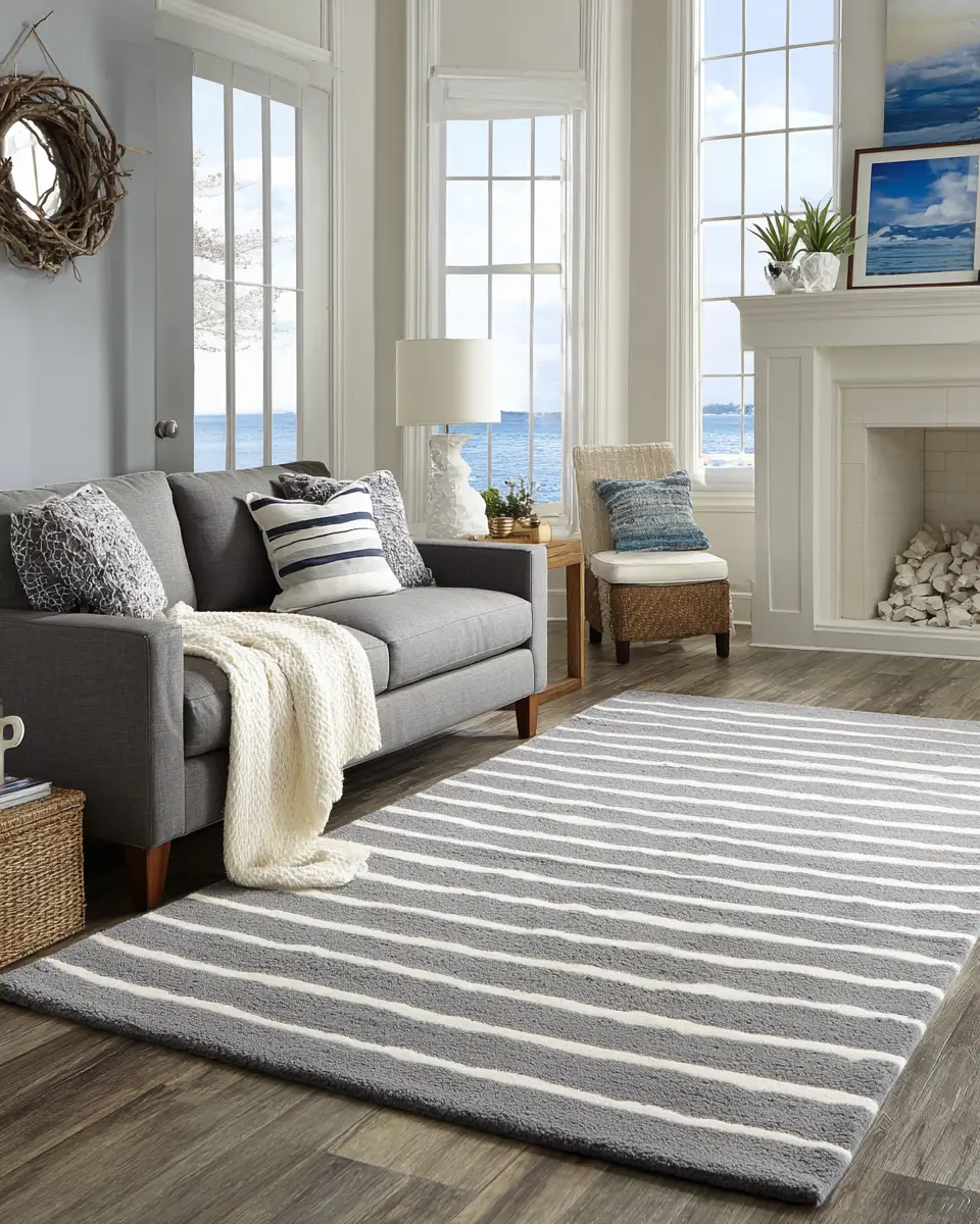 Gray Coastal Bedroom Decor Ideas