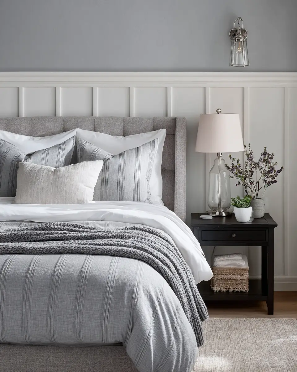 Gray Coastal Bedroom Decor Ideas