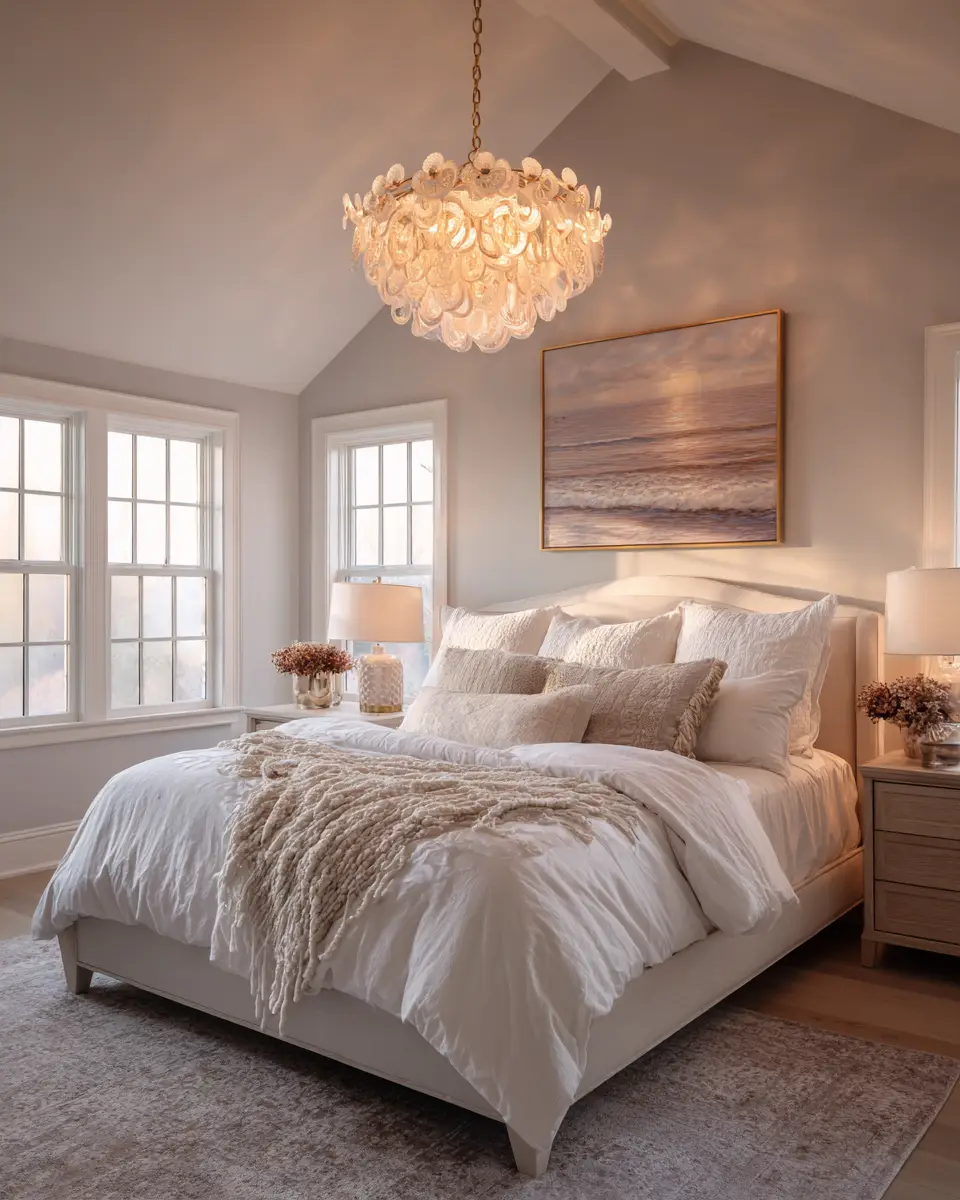 Gray Coastal Bedroom Decor Ideas