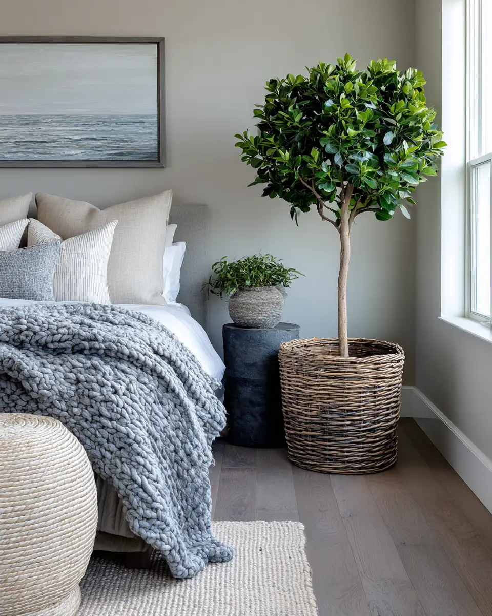 Gray Coastal Bedroom Decor Ideas