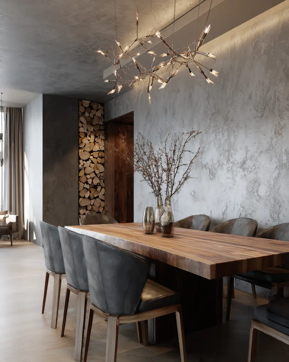 Gray Eclectic Dining Room Decor Ideas