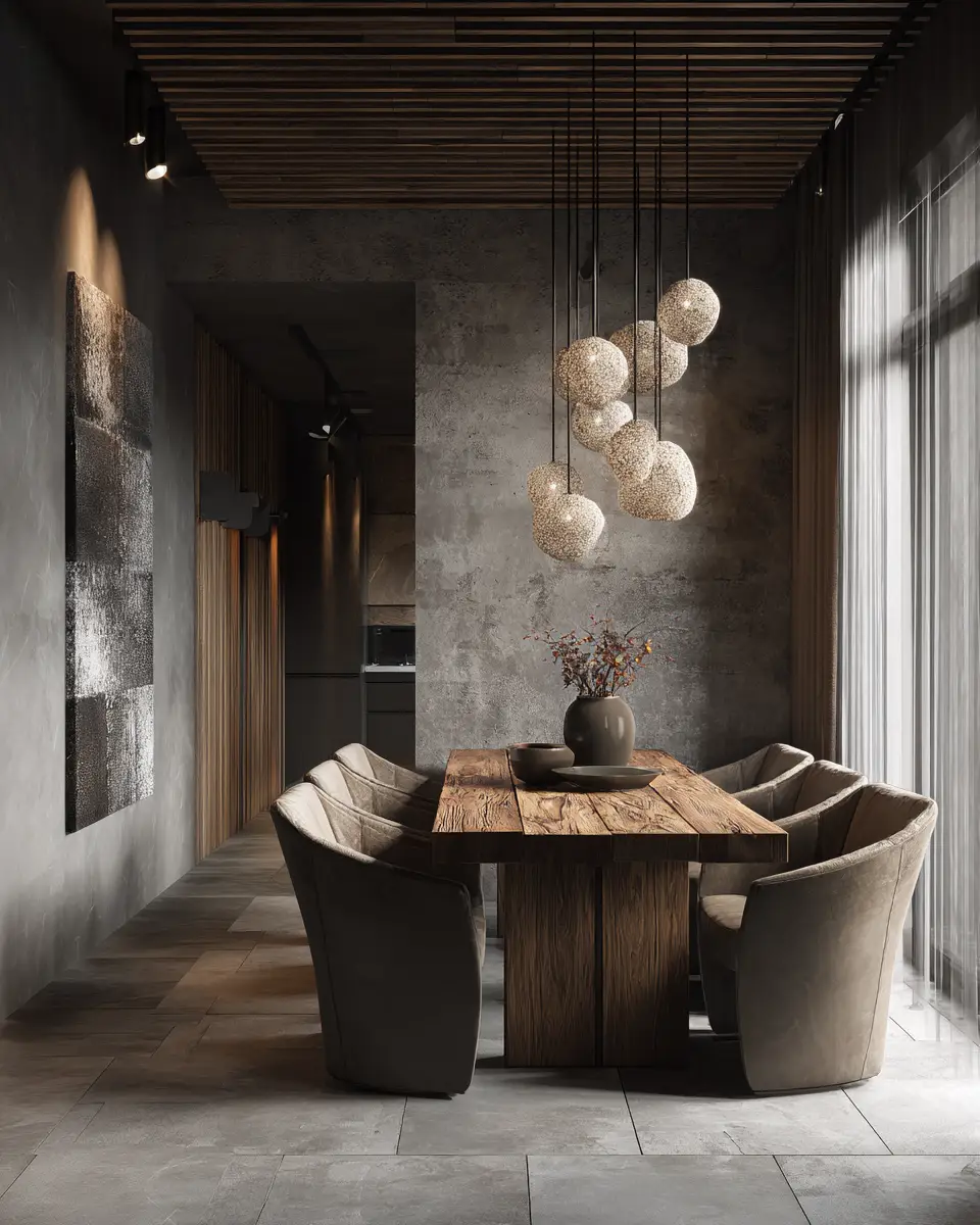 Gray Eclectic Dining Room Decor Ideas