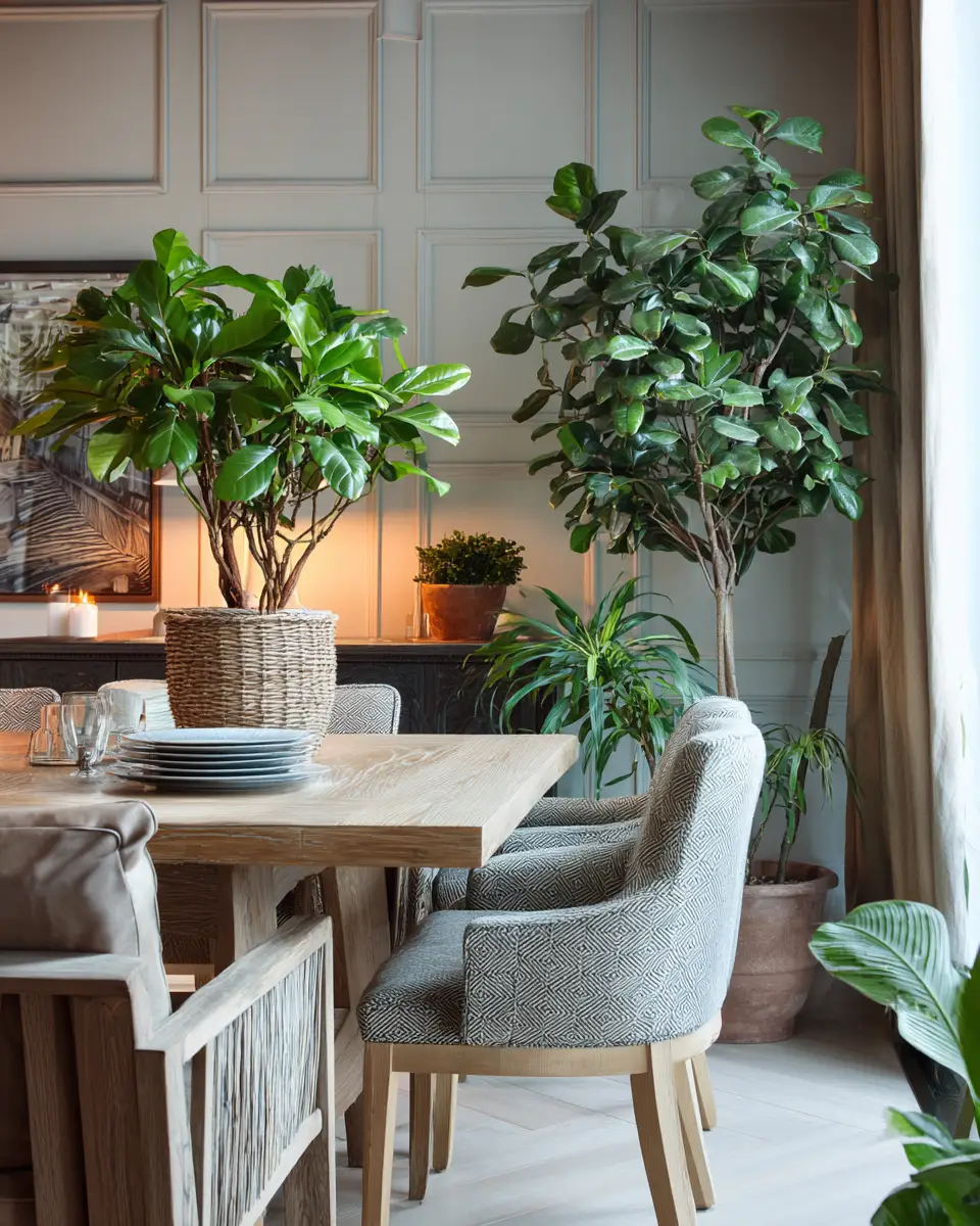 Gray Eclectic Dining Room Decor Ideas