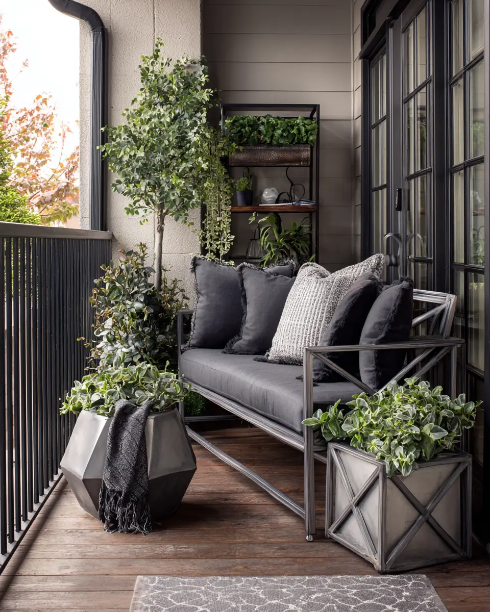 Gray Industrial Porch Decor Ideas