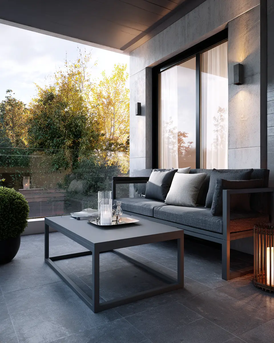 Gray Industrial Porch Decor Ideas