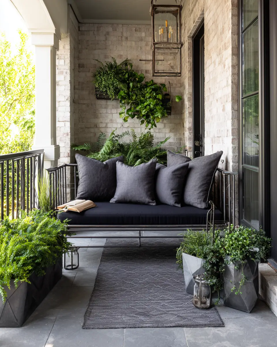Gray Industrial Porch Decor Ideas