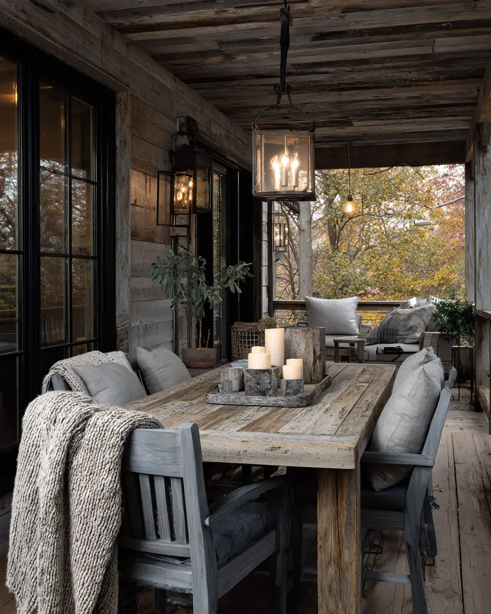 Gray Industrial Porch Decor Ideas