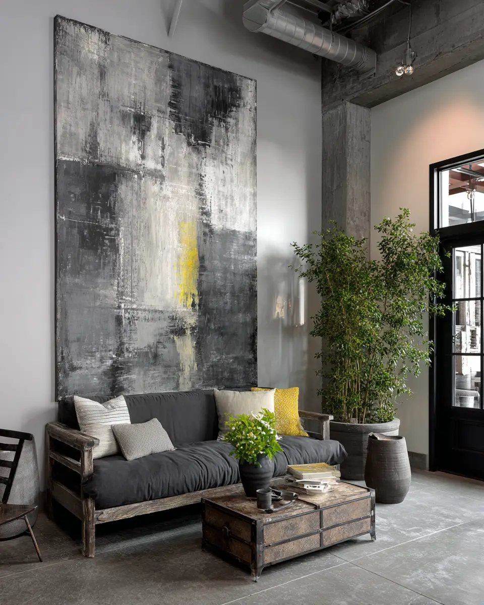 Gray Industrial Porch Decor Ideas