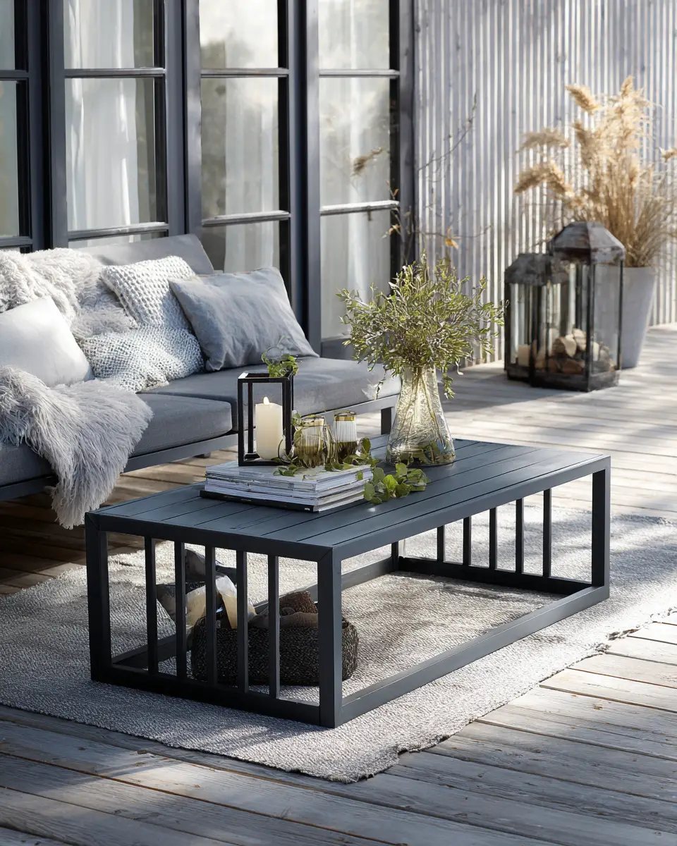 Gray Industrial Porch Decor Ideas