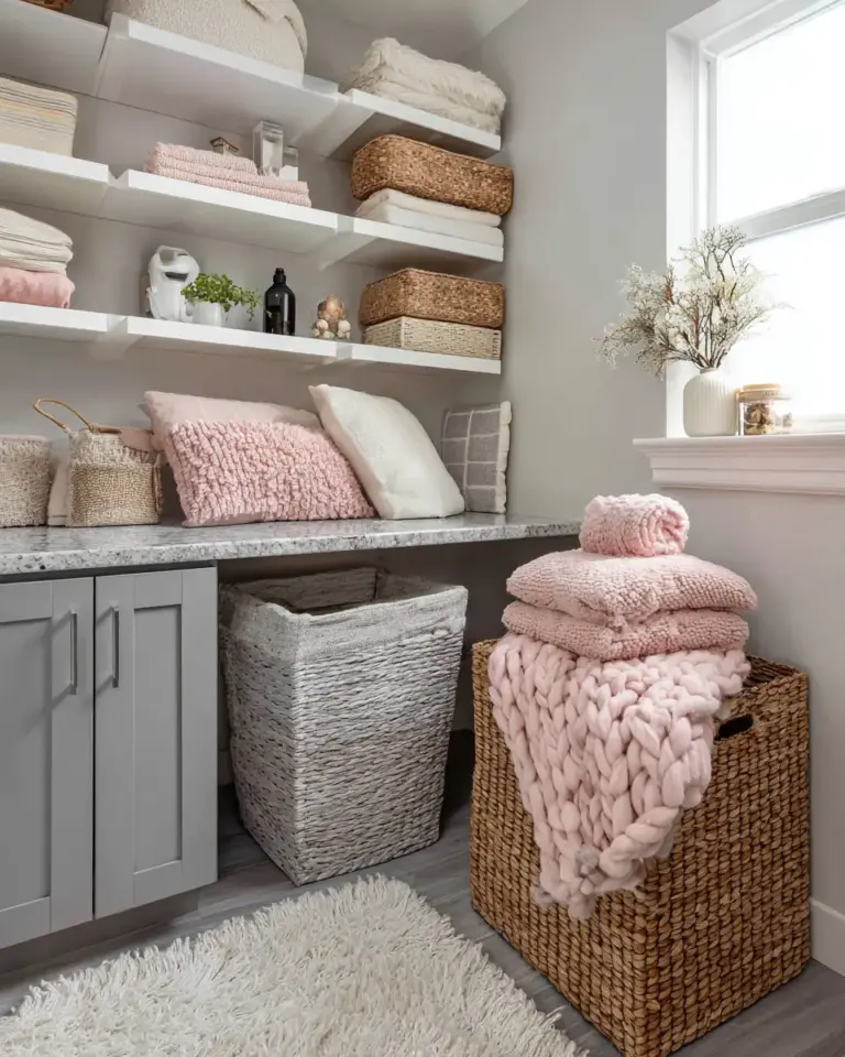 Gray Laundry Room Decor Ideas - Featured