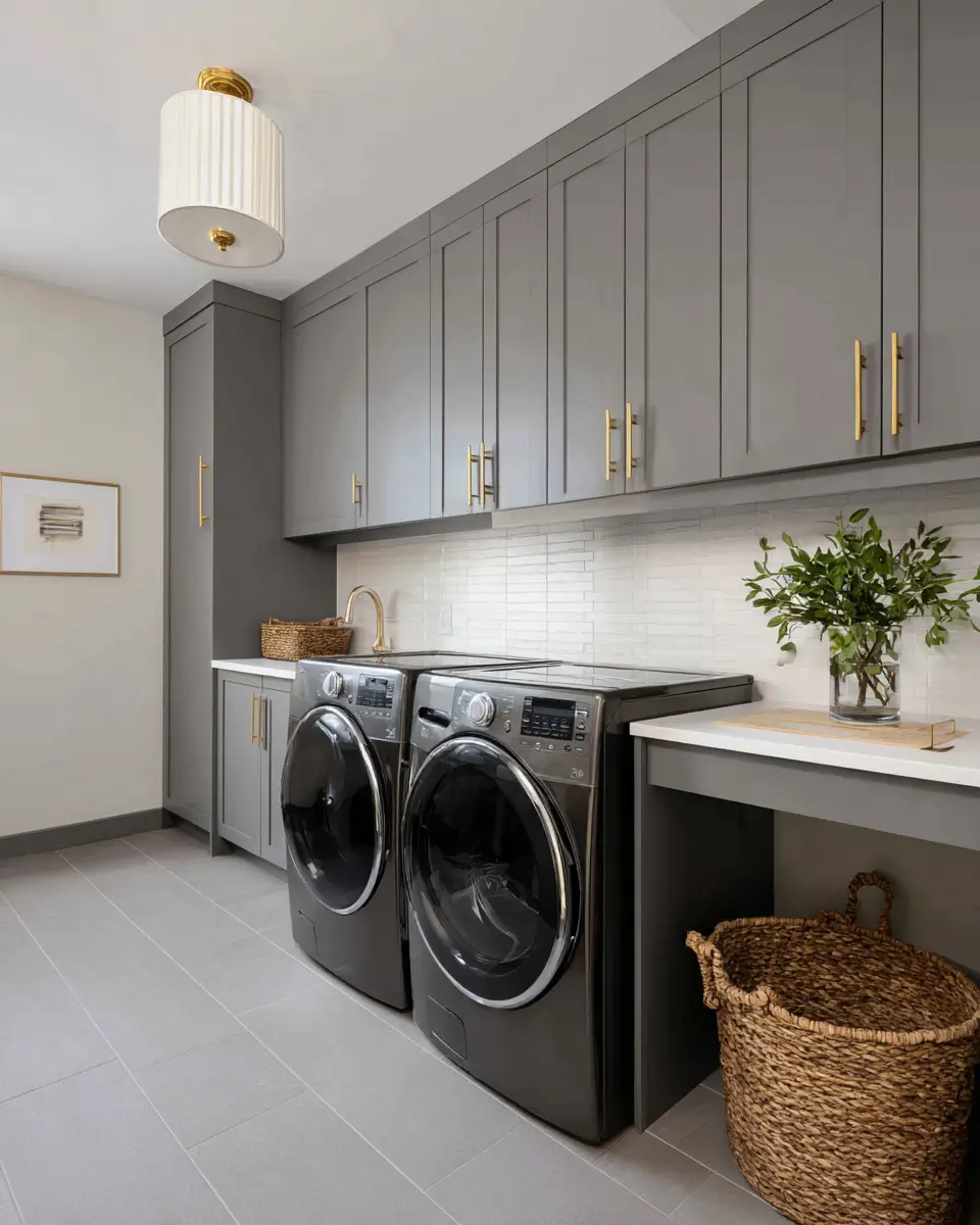 Gray Laundry Room Decor Ideas