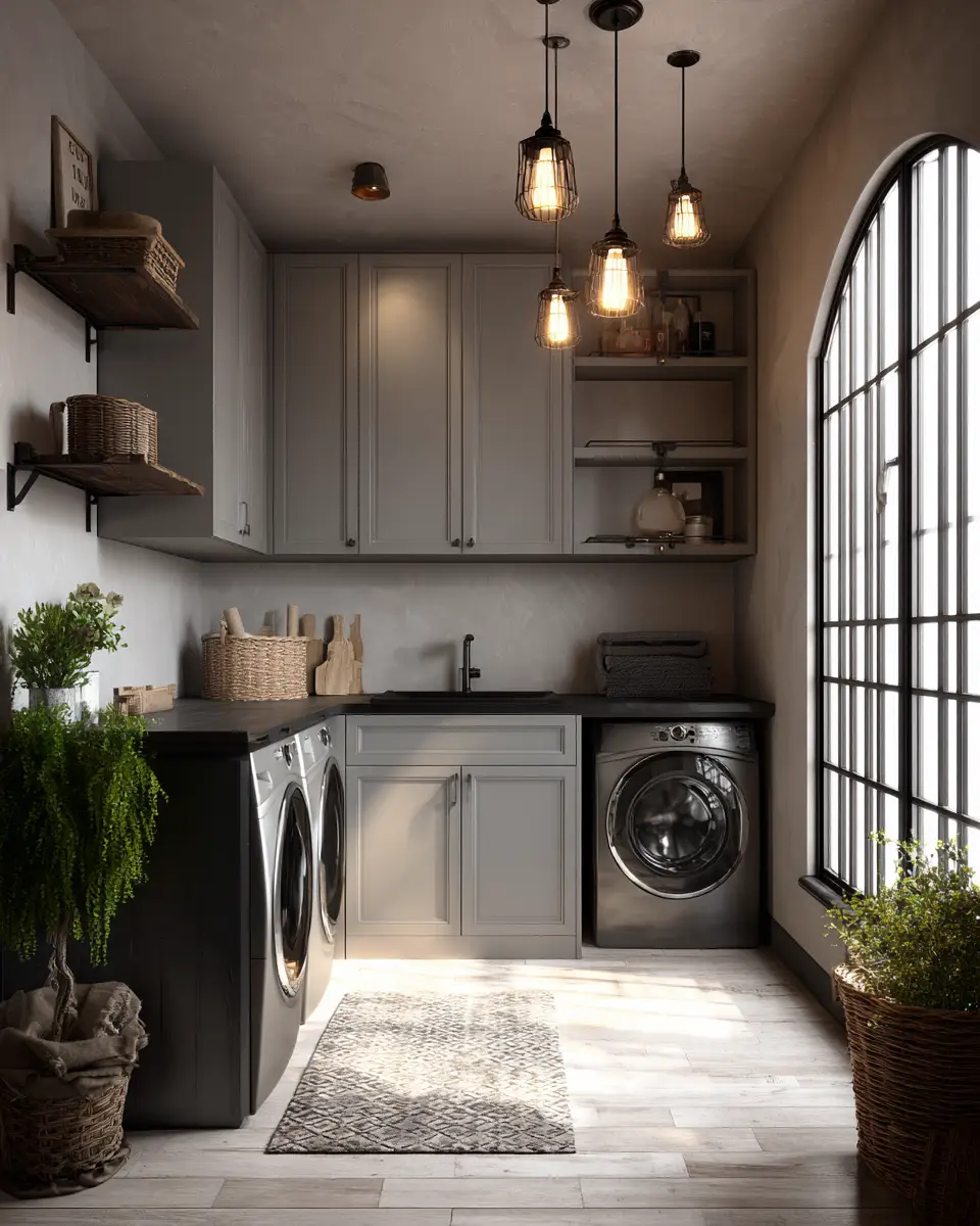 Gray Laundry Room Decor Ideas