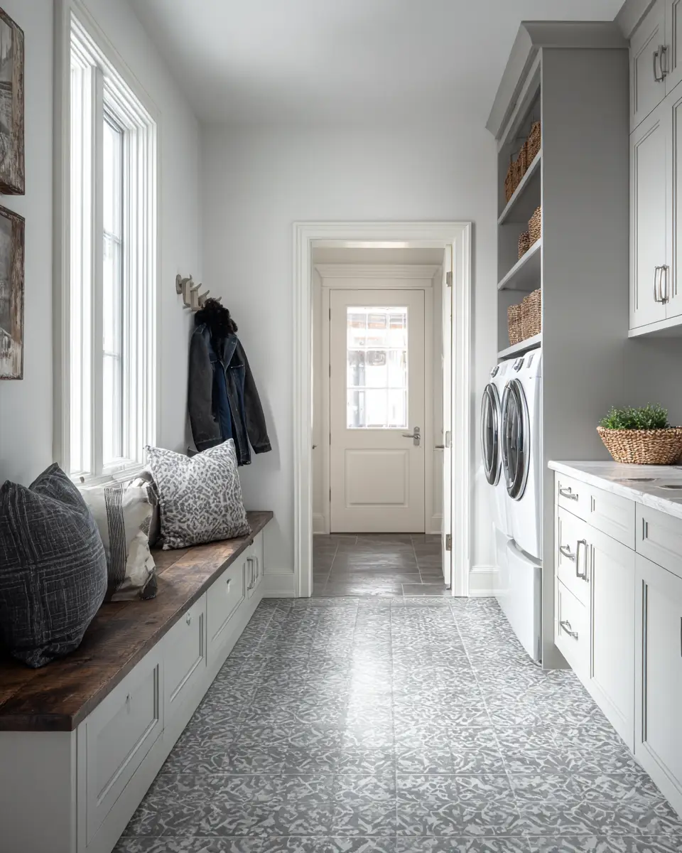 Gray Laundry Room Decor Ideas