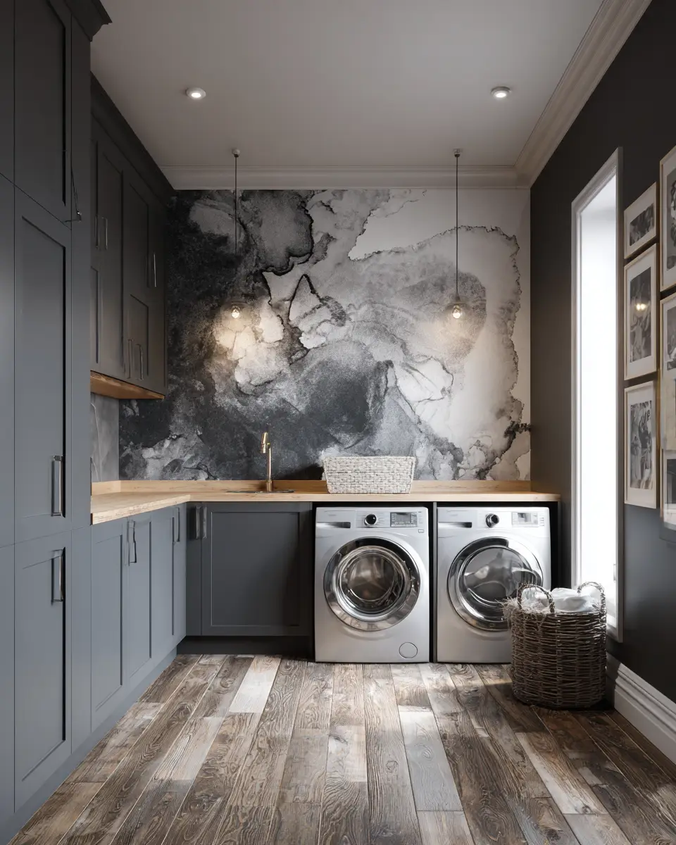 Gray Laundry Room Decor Ideas