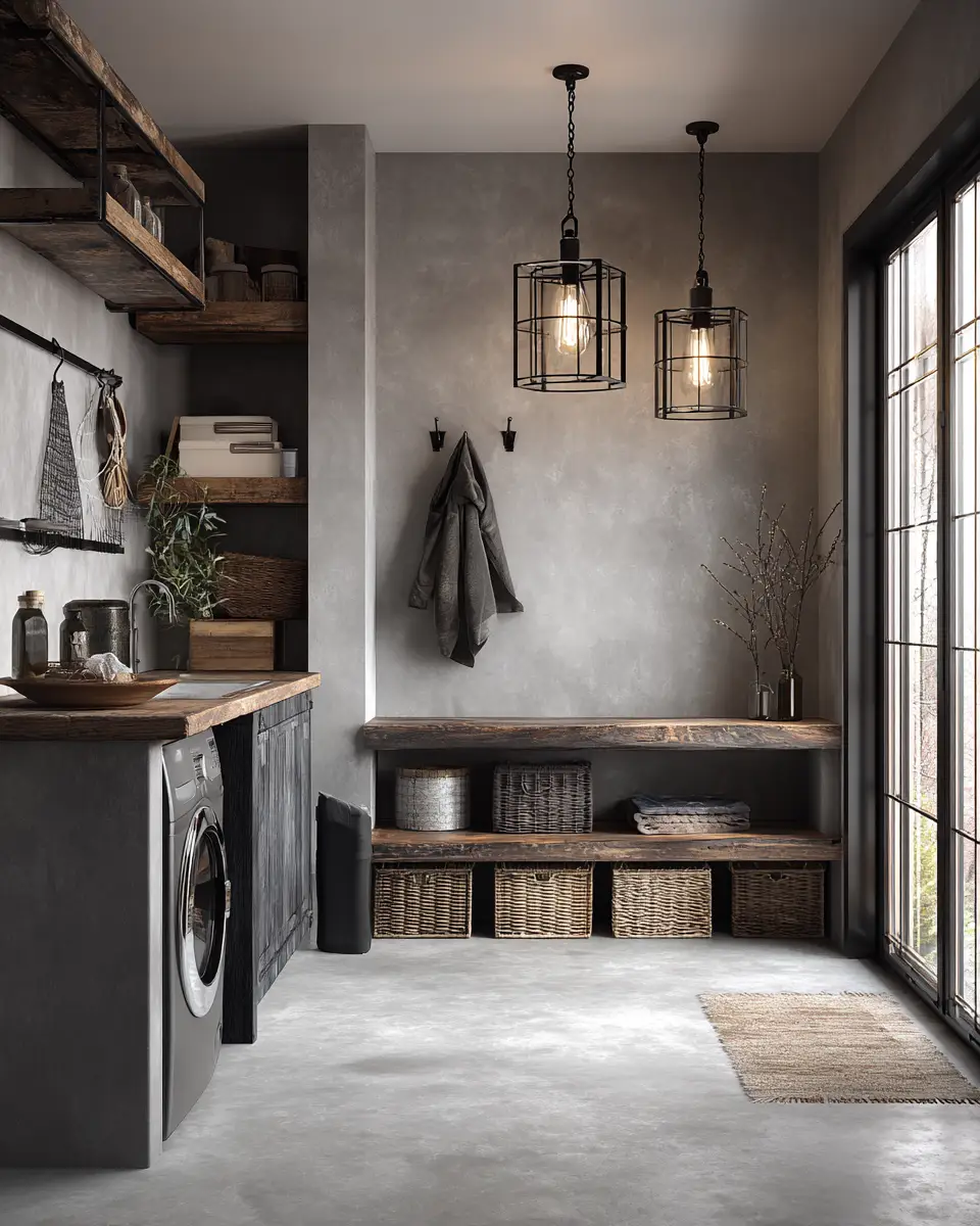 Gray Laundry Room Decor Ideas