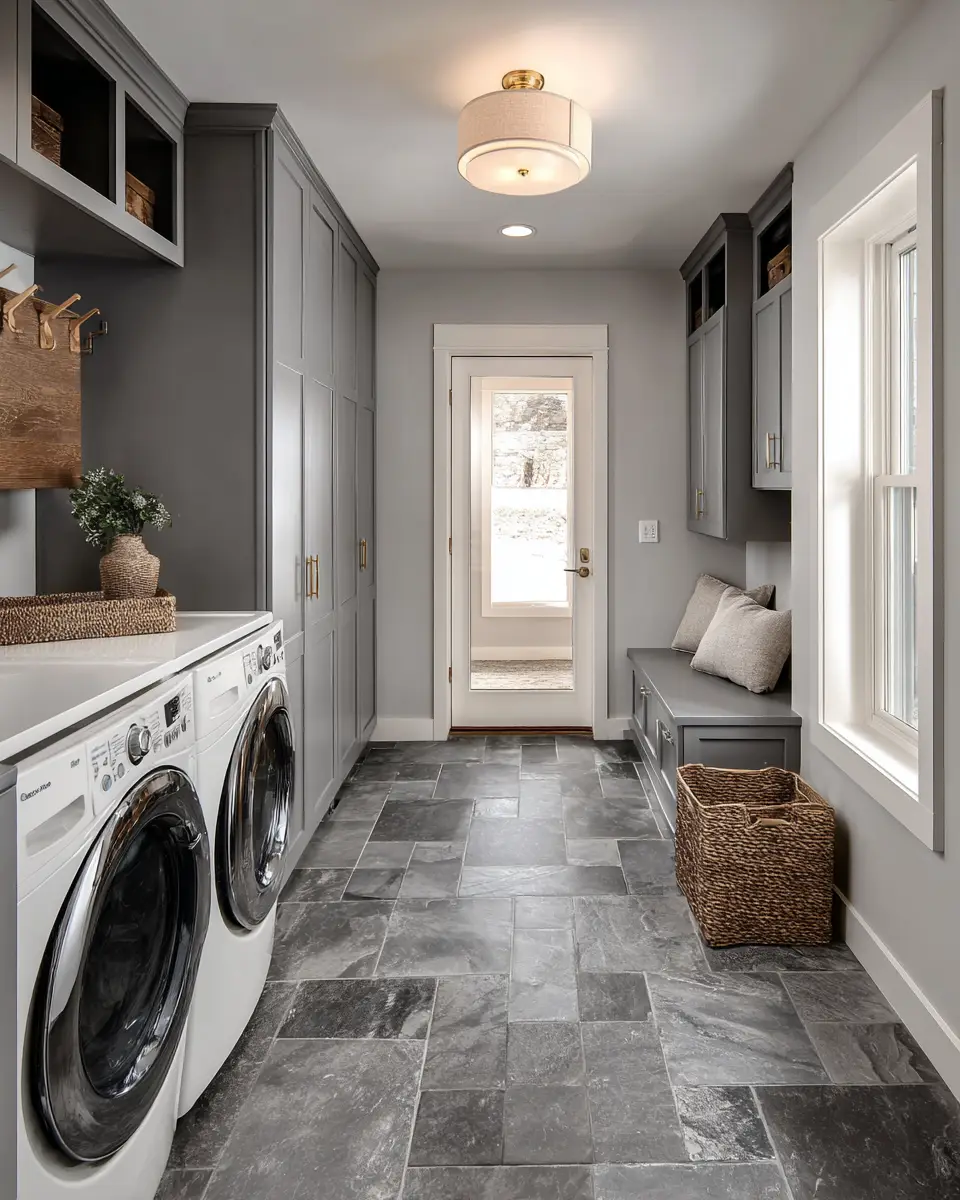 Gray Laundry Room Decor Ideas