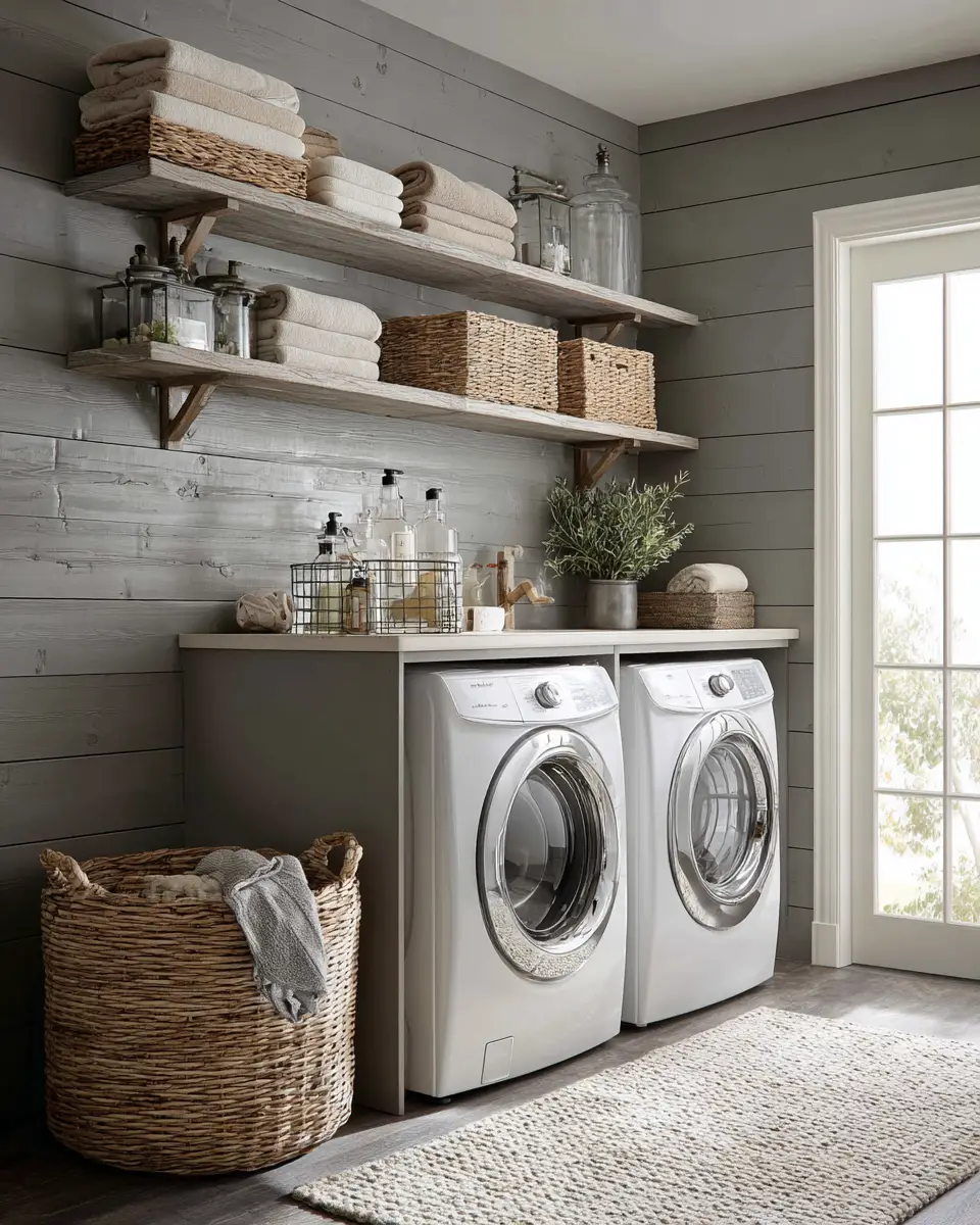 Gray Laundry Room Decor Ideas