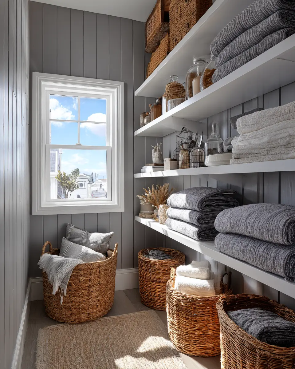 Gray Laundry Room Decor Ideas