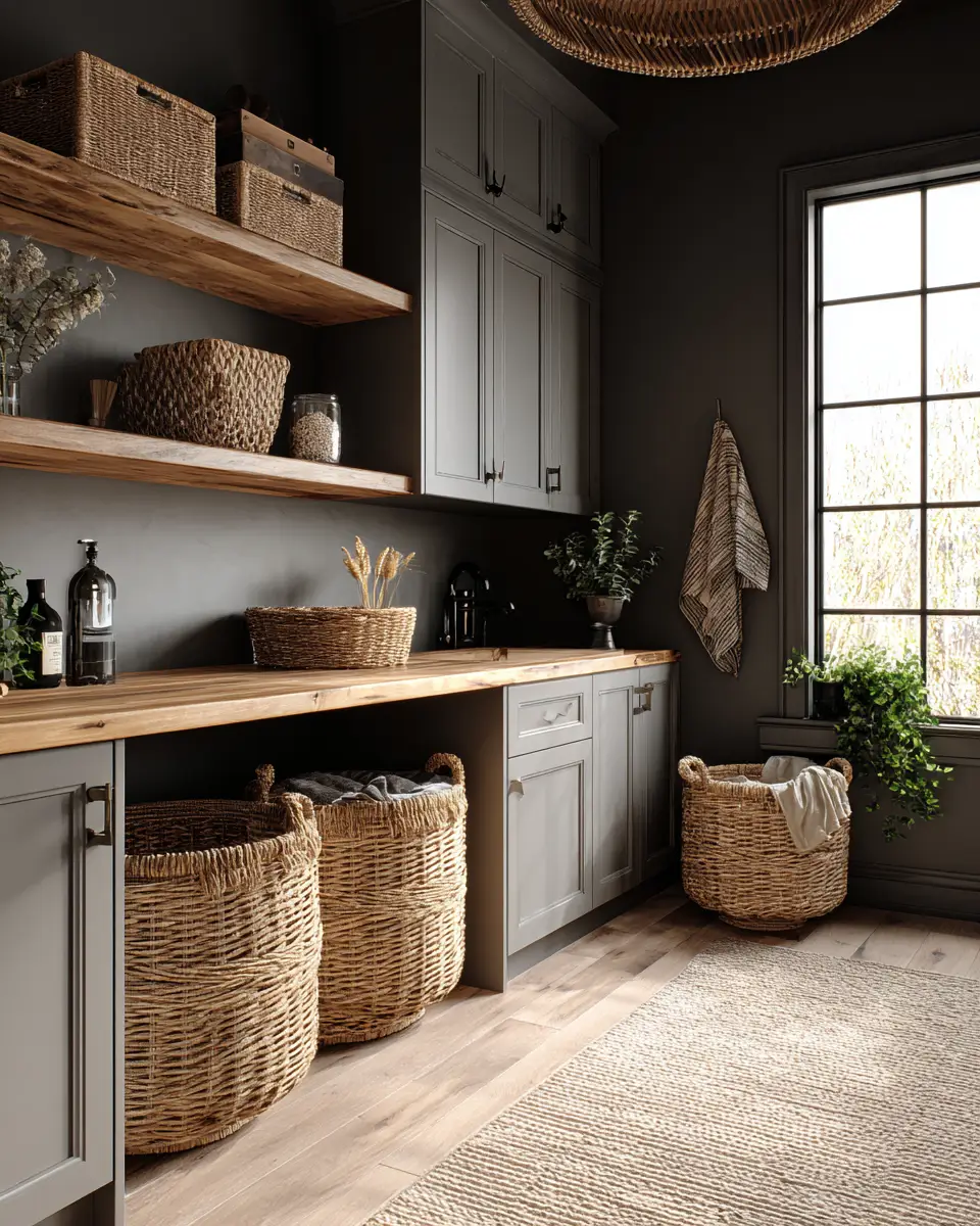 Gray Laundry Room Decor Ideas