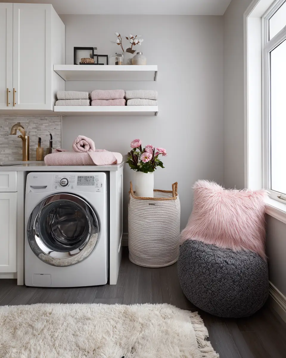 Gray Laundry Room Decor Ideas