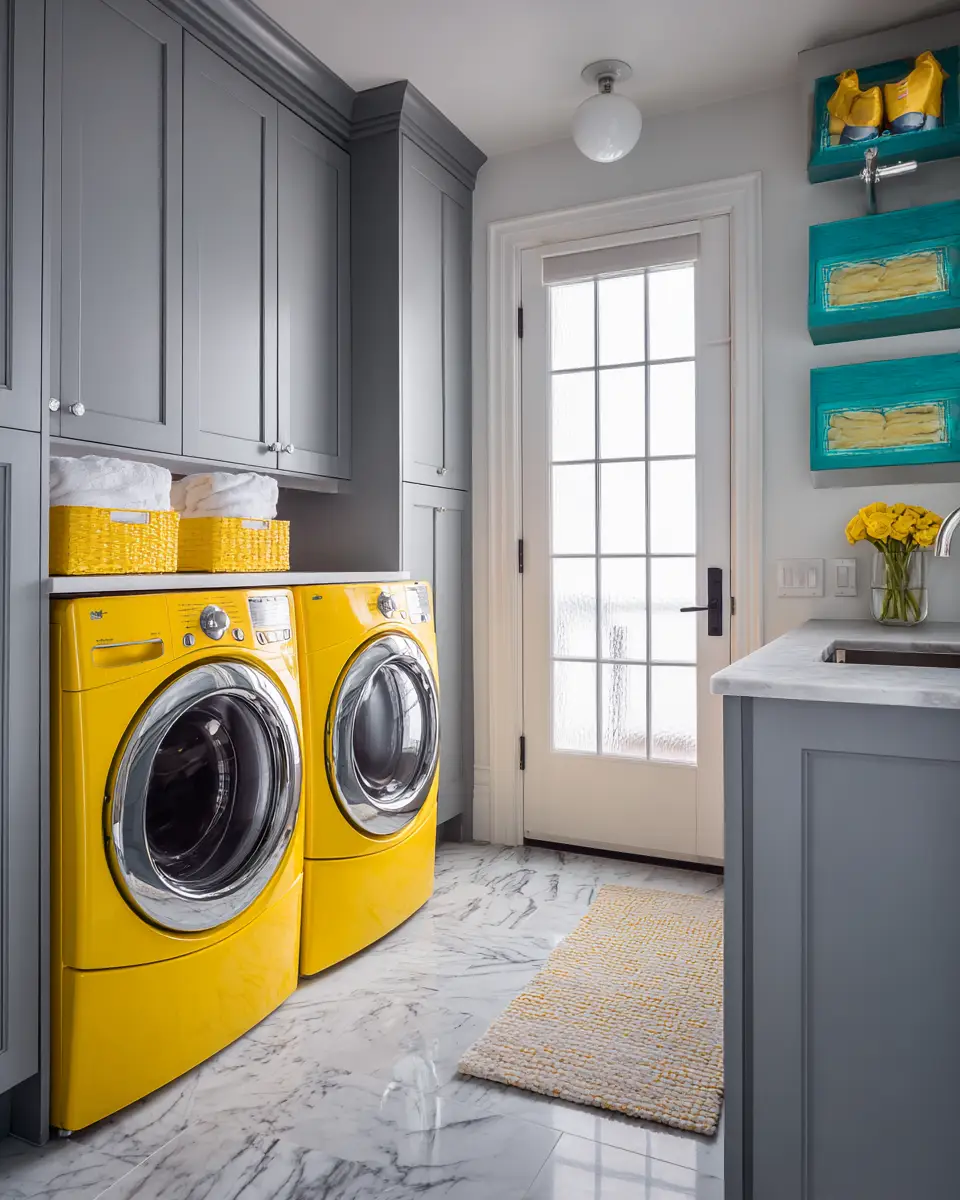Gray Laundry Room Decor Ideas