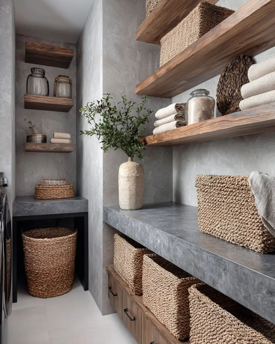 Gray Laundry Room Decor Ideas