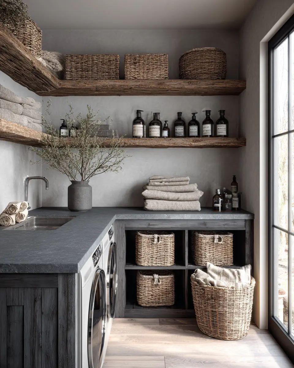 Gray Laundry Room Decor Ideas