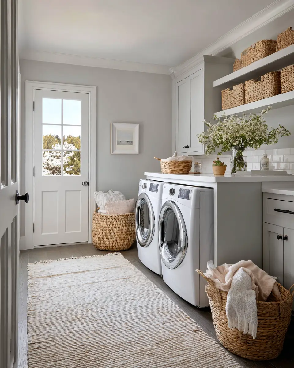 Gray Laundry Room Decor Ideas